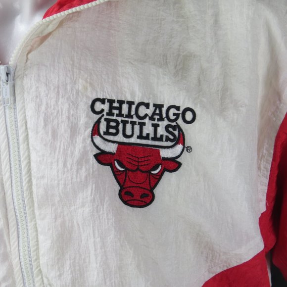 Chicago Bulls Jacket (VTG) - Parachute Jacket - Men's Medium - Picture 2 of 8